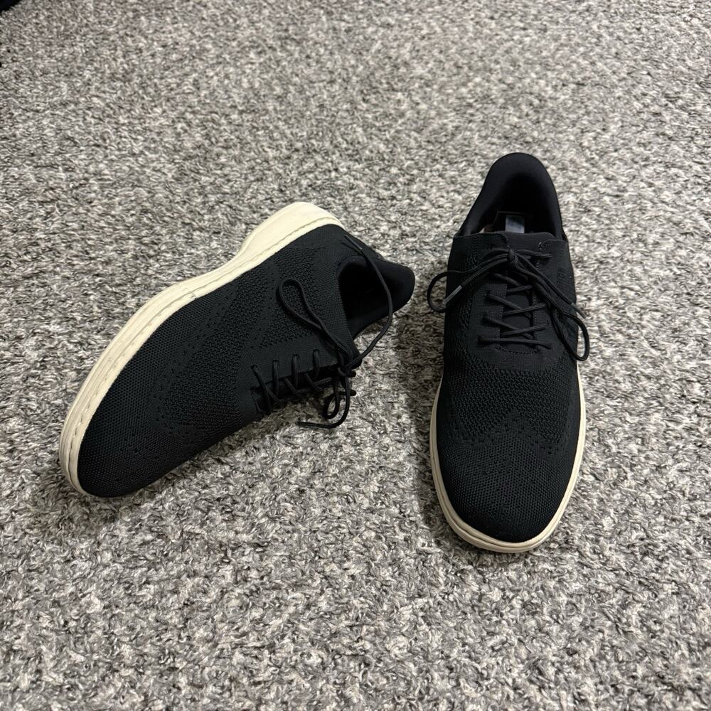 Orthofeet Rex Hands Free Black Knit Comfort Shoe Men 9.5 D 468 Orthopedic
